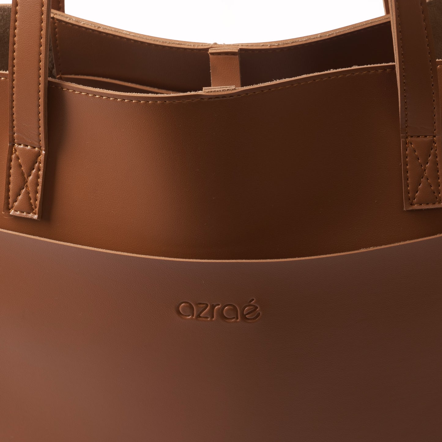 Azraè Classic Camel Micro Rexine Handbag