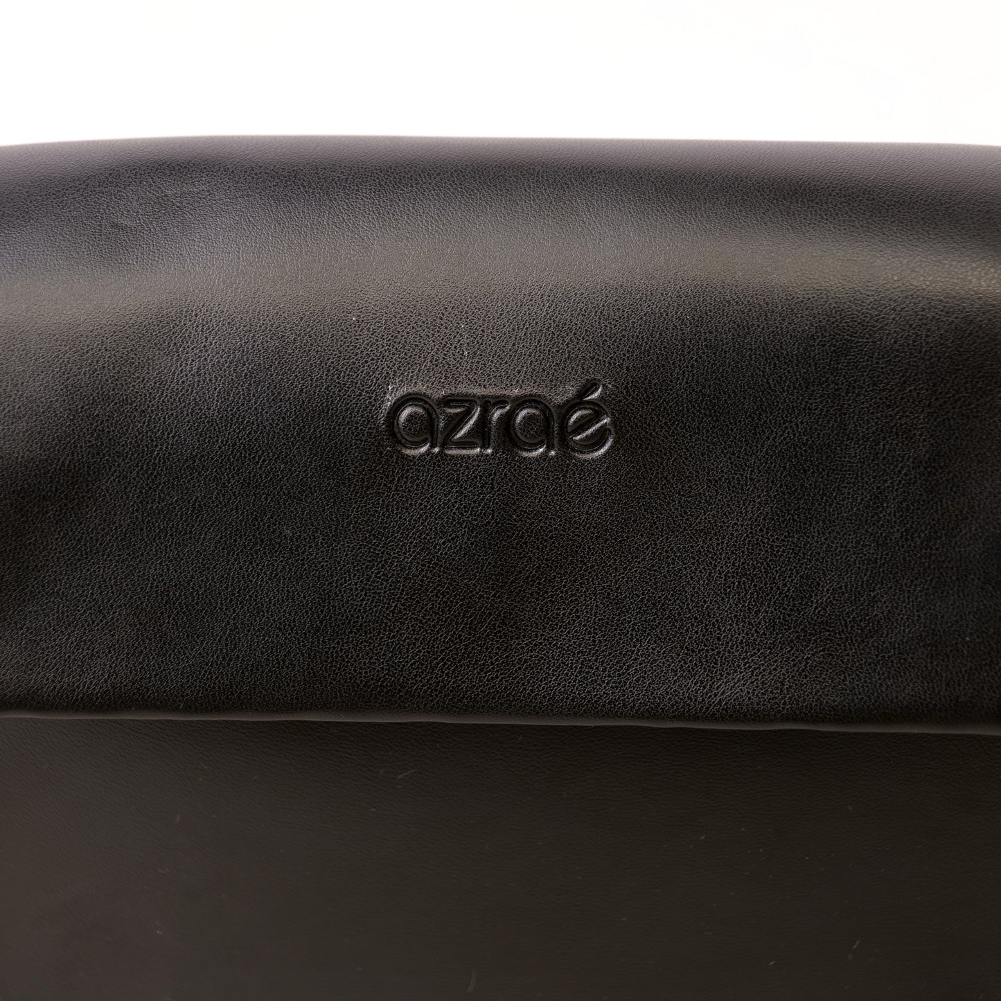 Azraè Black Micro Rexine Saddle Bag