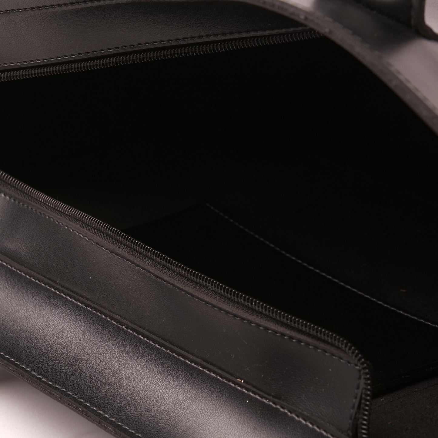 Azraè Black Micro Rexine Tote Bag