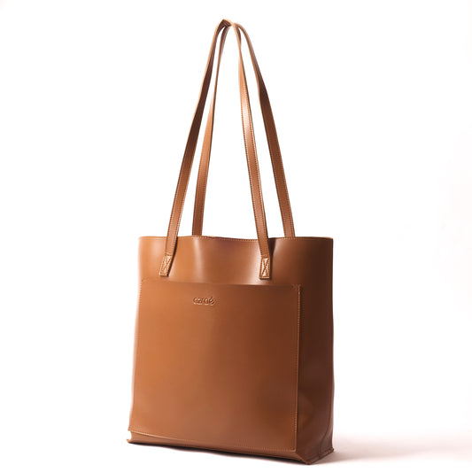 Azraè Classic Camel Micro Rexine Handbag